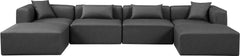 Cube - 6 Piece Modular Double Chaise Sectional