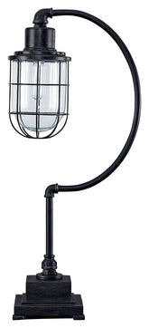 Jae - Metal Desk Lamp - Antique Black