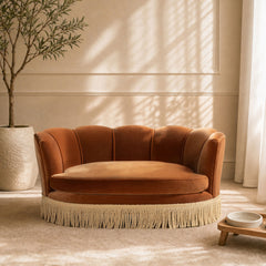 Clara - Scalloped Pet Sofa Bed