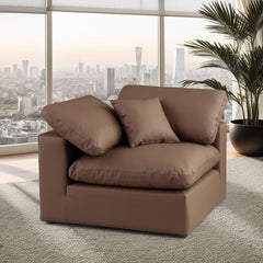 Comfy - Faux Leather Corner Chair