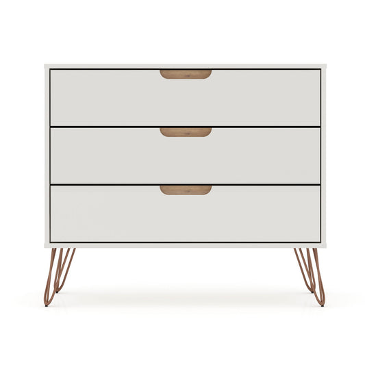 Rockefeller - 3 Drawer Dresser - Off White
