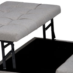 Harrison - Coffee Table Storage Ottoman - Gray