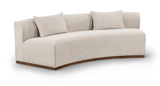 Avanti - 104" Chenille Fabric Upholstered Sofa