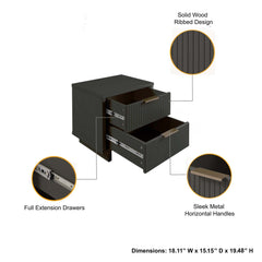Granville - Nightstand With 2 Drawers