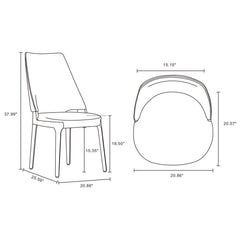 Kara - Dining Chair In (Set of 2)