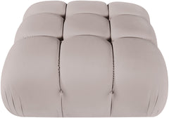 Orin - Velvet Performance Fabric Upholstered Modular Ottoman