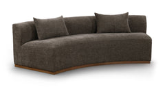 Avanti - 104" Chenille Fabric Upholstered Sofa