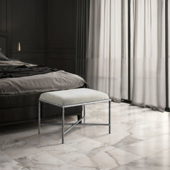 Valley - Bench With Silver Frame