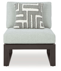 Beachloft - 5-Piece Outdoor Sectional - Black / Gray