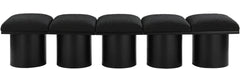 Pavilion - 5 Piece Modular Bench With Black Base