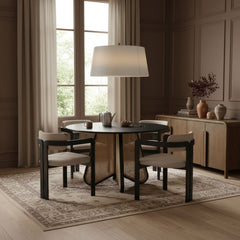 Aurum - Vegan Leather Upholstered Dining Chair (Set of 2) - Taupe