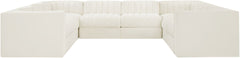 Rummi - Velvet Performance Fabric Upholstered Modular Sectional