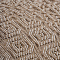Guros - 8' X 10' Geometric Indoor / Outdoor Area Rug - Mocha