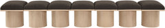 Pavilion - 7 Piece Modular Bench With Natural Base