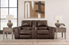 Alessandro - PWR REC Loveseat/Con/Adj HDRST - Walnut