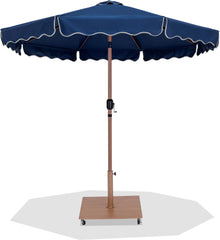 Amalfi - Aluminum Patio Umbrella - Light Brown Base / Light Brown Pole