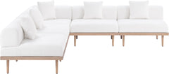 Laguna - 5 Piece 106.5" Upholstered Outdoor Patio Modular Sectional