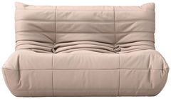 Relax - Vegan Leather 54.75" Upholstered Loveseat - Tan