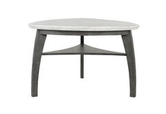 D8192 - 5 Piece Dining Room Set (Triangle Bar Table And Four Bar Stools) - Light Gray
