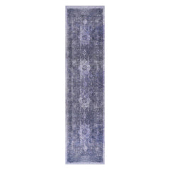 Maval - 2'6'' X 10' Washable Runner Rug - Anthracite