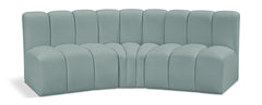 Arc - Faux Leather 3 Piece Modular Corner Sofa