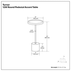 Turner - Side Table - Black