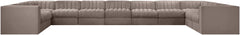 Rummi - Velvet Performance Fabric Upholstered 11 Piece Modular Sectional