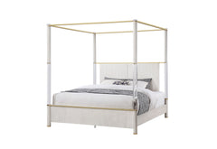 Malmo - King Poster Bed - Oak