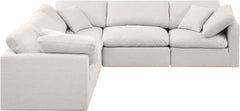 Indulge - Linen 5 Piece Modular Corner Sectional