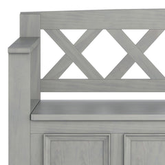 Amherst - Entryway Storage Bench - Gray