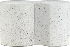Dimple - End Table - Terazzo Finish