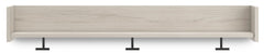 Socalle - Wall Mounted Coat Rack w/Shelf - Light Natural