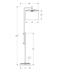 Lighting, Metal Floor Lamp