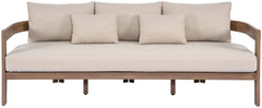 Newport - Water Resistant Fabric 86.75" Upholstered Outdoor Patio Sofa