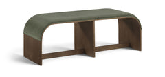 Sable - 52" Velvet Performance Fabric Upholstered Bench