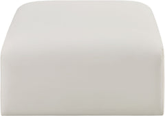 Arc - Faux Leather Ottoman