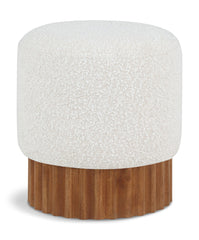 Veranda - Ottoman / Stool With Brown Base