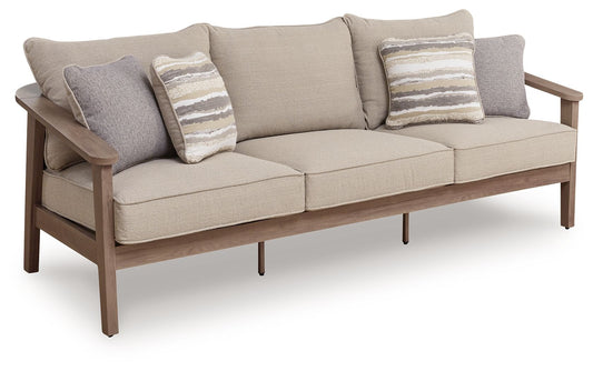 Harmony Headlands - Sofa With Cushion - Natural / Gray