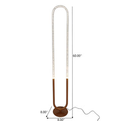Zeon - LED Floor Lamp, 110 - 120V - Bronze