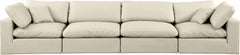 Comfy - Faux Leather Modular Sofa 4 Seats