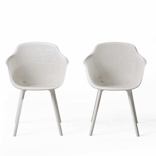 Lotus - Chair (Set of 2) - White