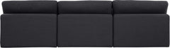 Comfy - Linen Modular Armless Sofa 3 Seats