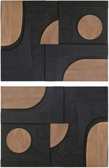 Element - Mango Wood 2 Piece Wall Art