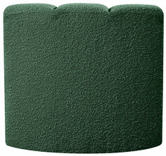 Arc - Boucle Fabric Curved Corner Chair