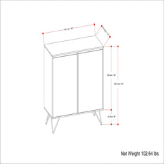 Hunter - Medium Storage Cabinet - Natural