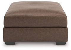 WillowBend - Oversized Accent Ottoman - Umber