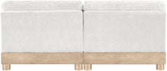 Turin - Chenille Fabric Upholstered Modular Sectional - White