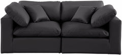 Comfy - Faux Leather Modular Sofa 2 Seats