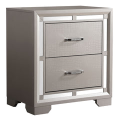 Elegant Nightstand - Champagne