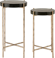 Vetra - Iron Base Bunching End Table - Brass